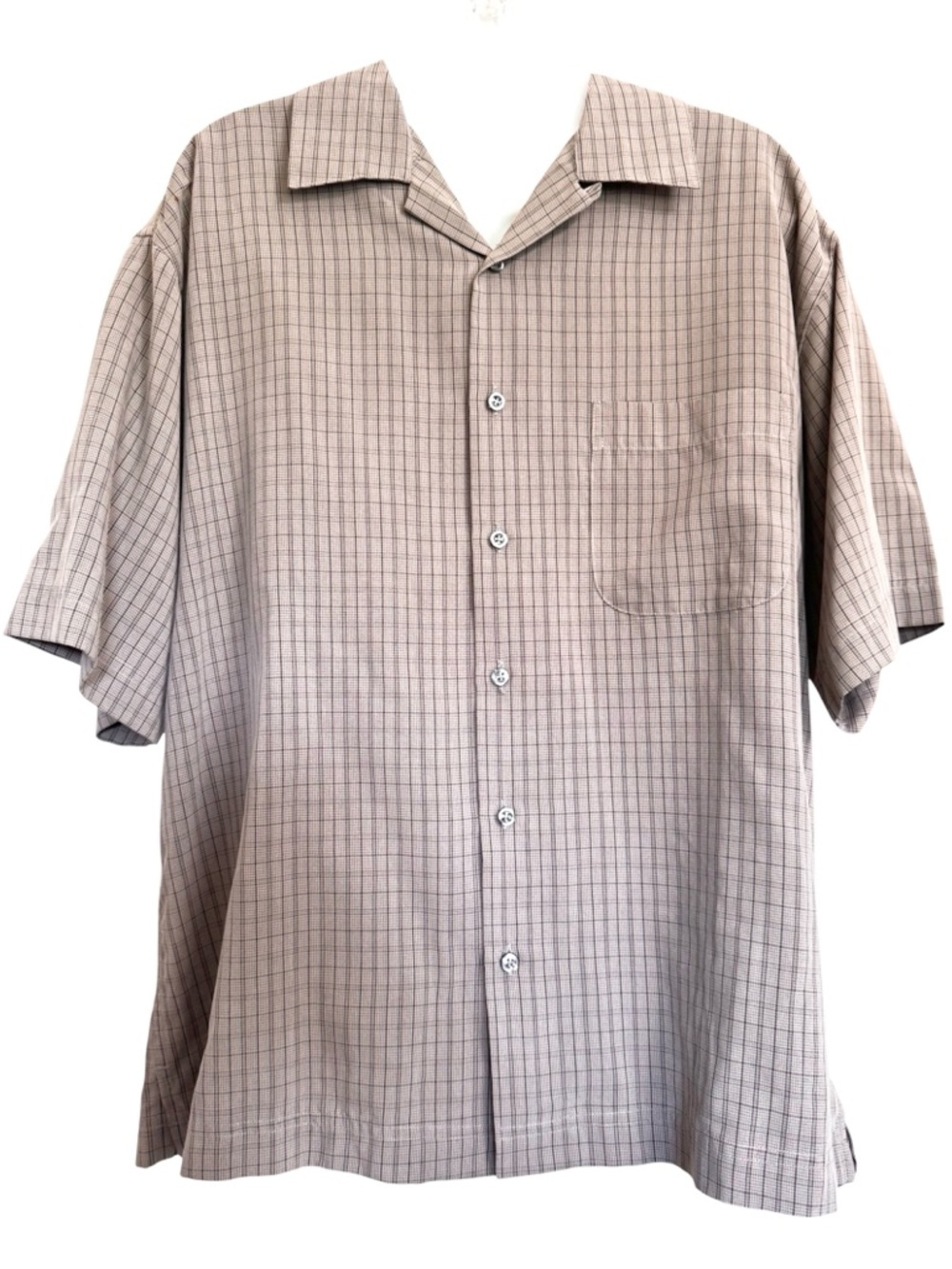 Haggar Performance Short-Sleeve Button-Down Shirt